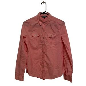 Women’s Long Sleeve Button Down Express Shirt Size XS